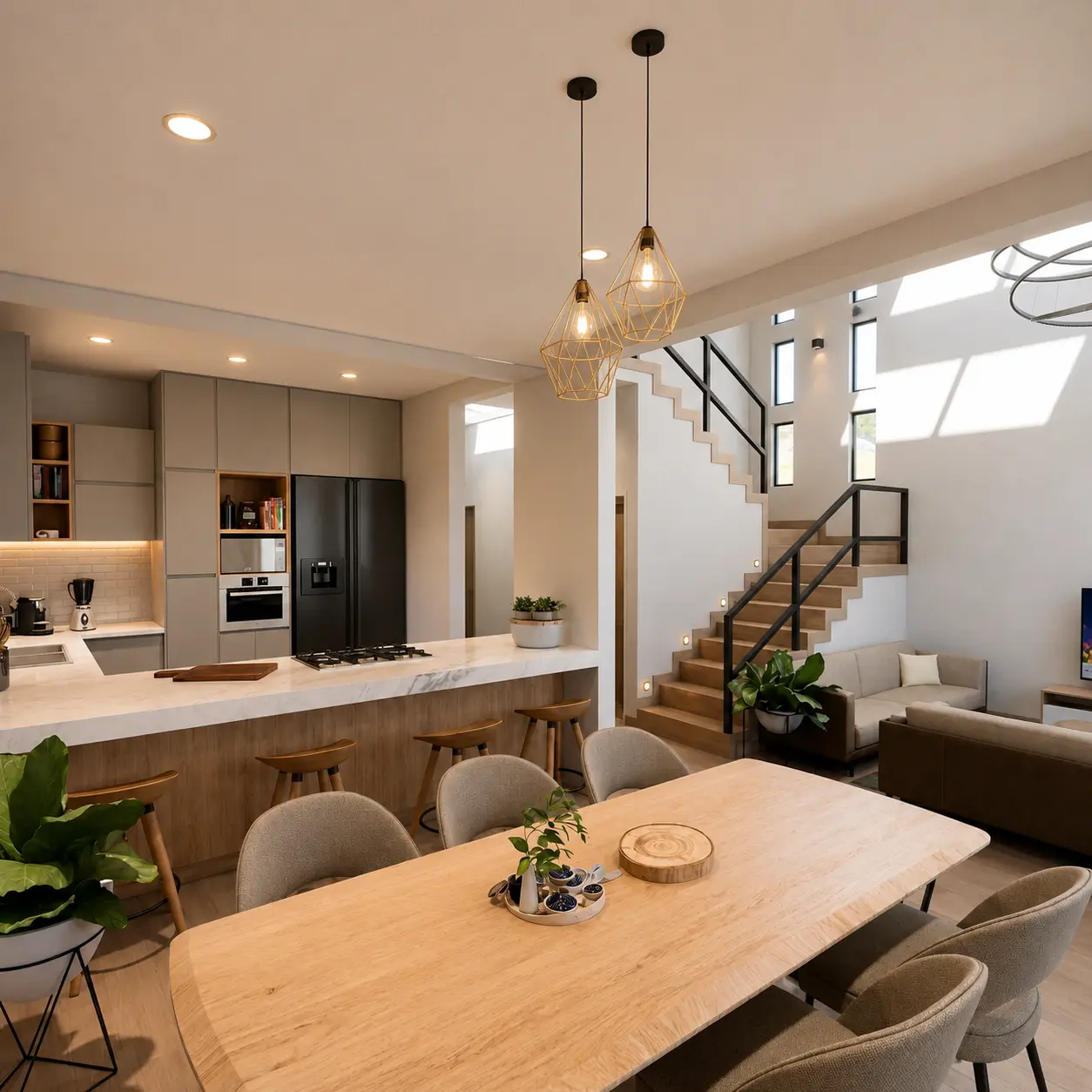 Constructora Celaya - Comedor y Espacios Abiertos